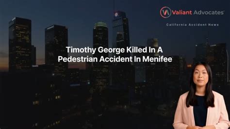 Timothy George Pronounced Dead after Pedestrian Accident on McCall Boulevard [Menifee, CA]
